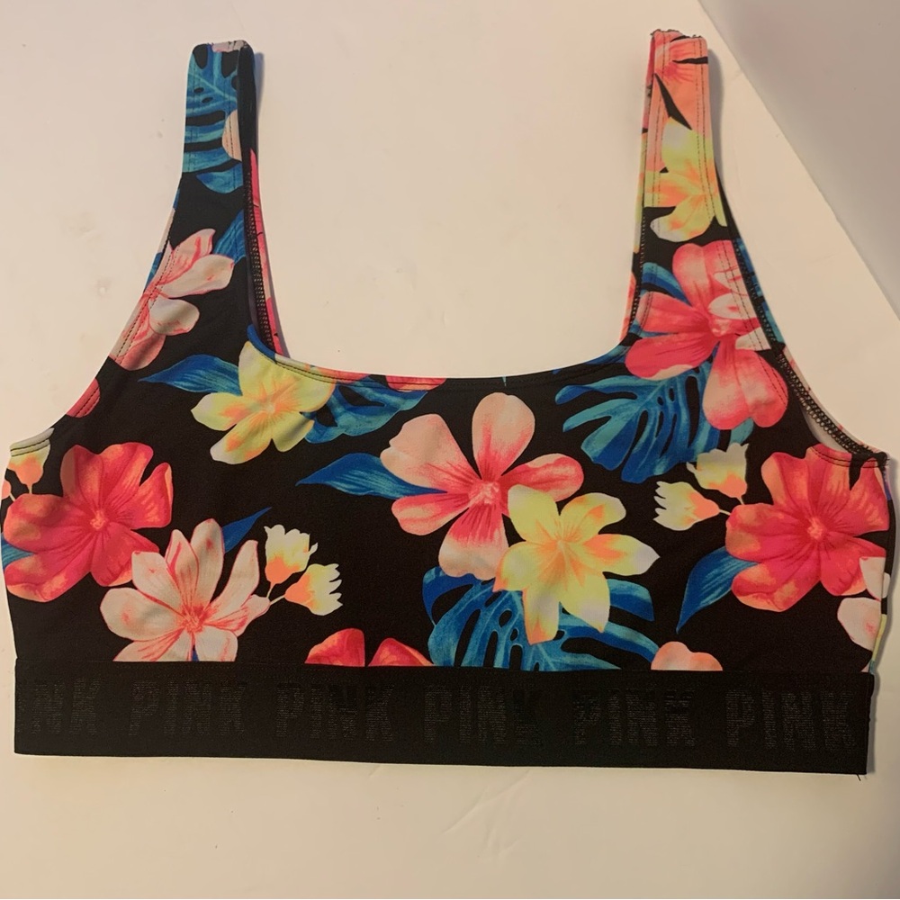 ❤️PINK Victoria's Secret Large Floral Women's Sports Bra
